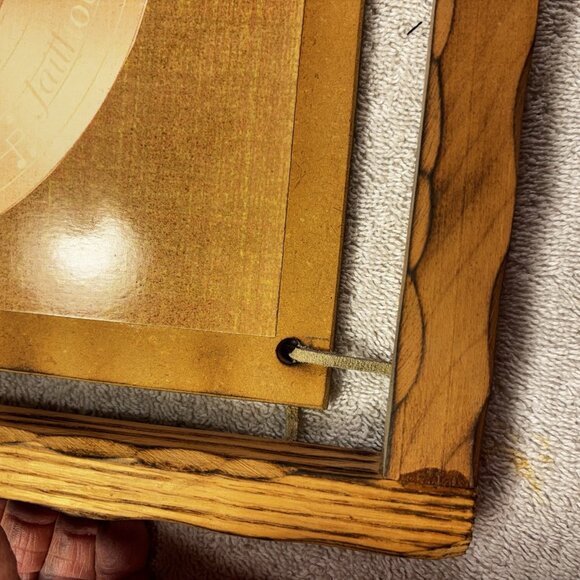 Elvis Picture Of 45 Record Mounted On Wood In Wooden Frame - Picture 4 of 16